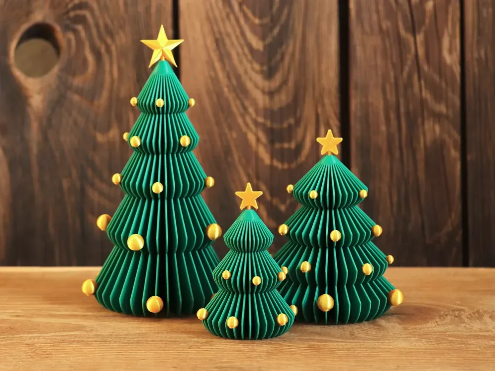 Conjunto Árvores de Natal Decorativas Modernas